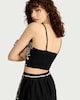 image 4 of The F&F Edit Cotton Rich Embroidered Co-ord Top in Black