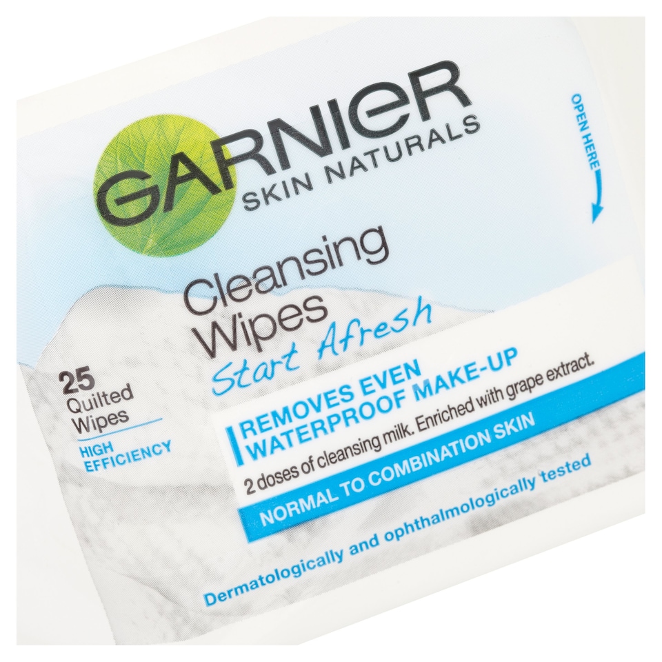 image 1 of Garnier Start Afresh Cleansing Wipes 25