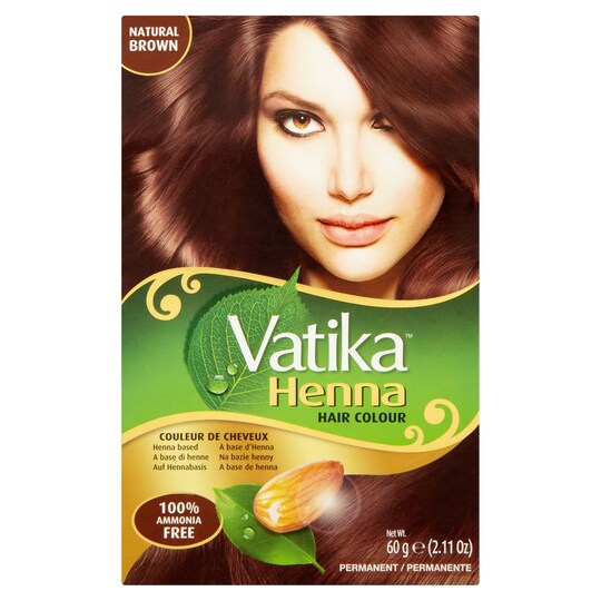 VATIKA HENNA HAIR COLOUR NAT BRWN 60G