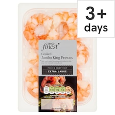 Tesco Finest Cooked & Peeled Jumbo King Prawns 150g
