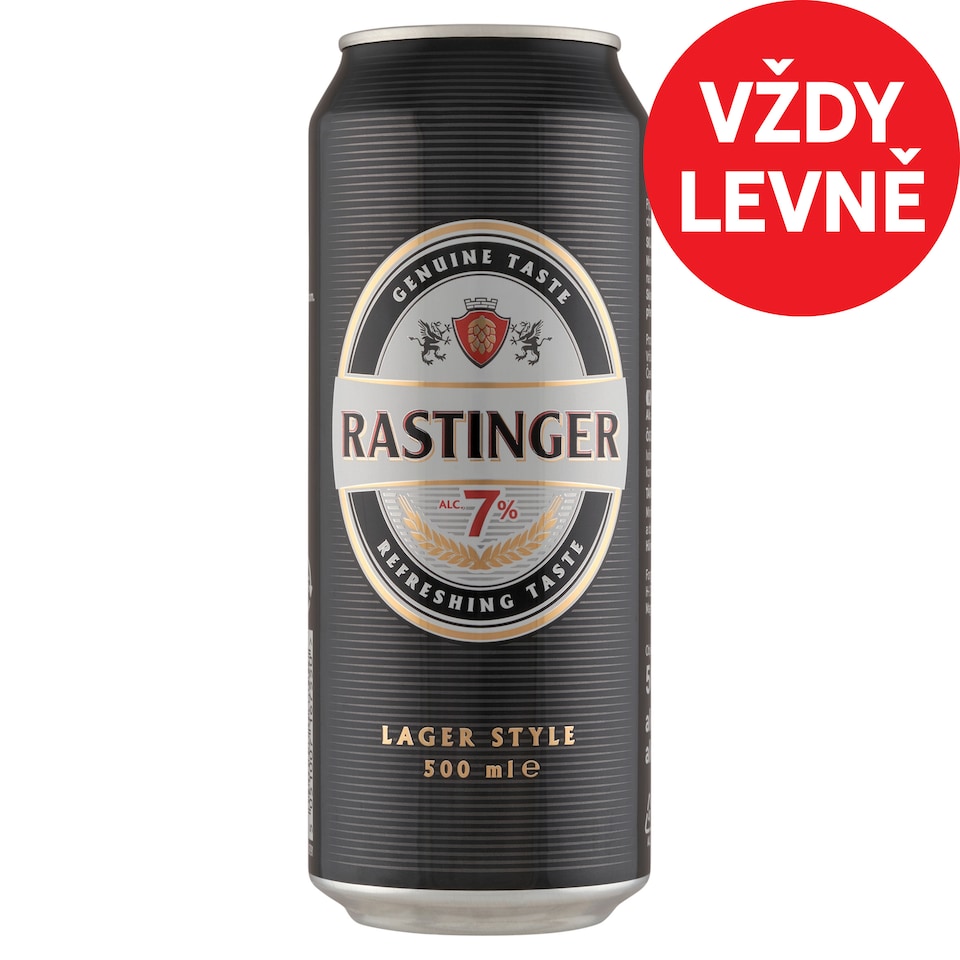 Rastinger Pivo světlé silné 500ml