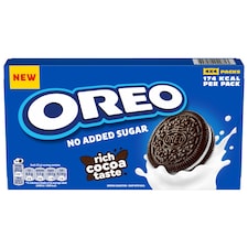 OREO No Added Sugar Vanilla Cookie Sandwich Biscuits 176g