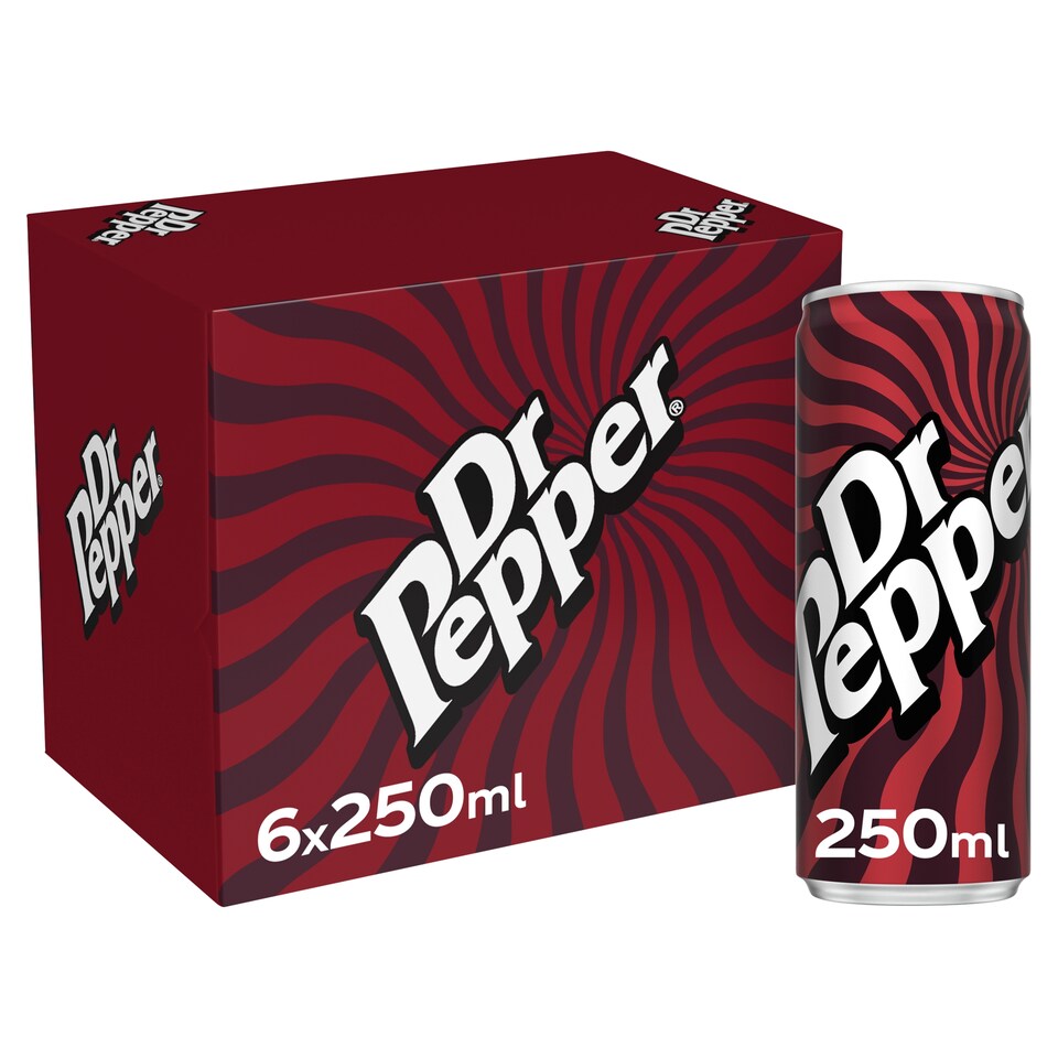 image 1 of Dr Pepper 6 X 250Ml