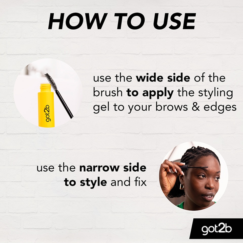 image 1 of Schwarzkopf Got2b Glued For Brow & Edges Gel 16Ml