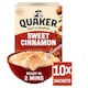 image 1 of Quaker Oat So Simple Sweet Cinnamon Porridge Sachets 10x33g