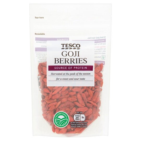 Tesco Goji Berries 85G Tesco Groceries
