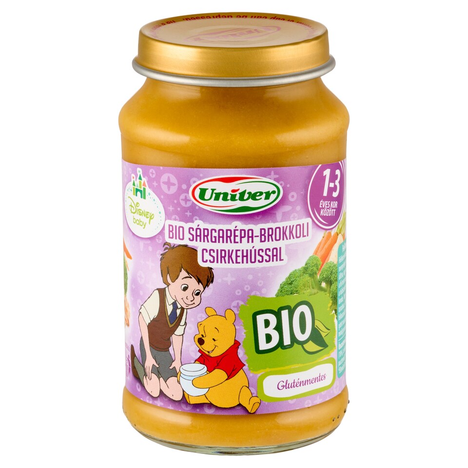image 1 of Univer Disney Baby Organic Carrot-Broccoli with Chicken Baby Food 12 Months+ 220 g