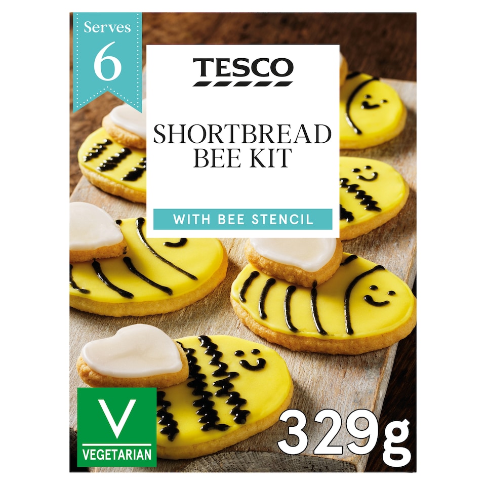Tesco Shortbread Bee Kit 329g