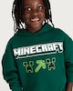 image 1 of Minecraft Cotton Rich Creeper Hoodie in Green