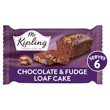 Mr Kipling Chocolate & Fudge Loaf Cake 220g