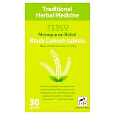 TESCO BLACK COHOSH x 30