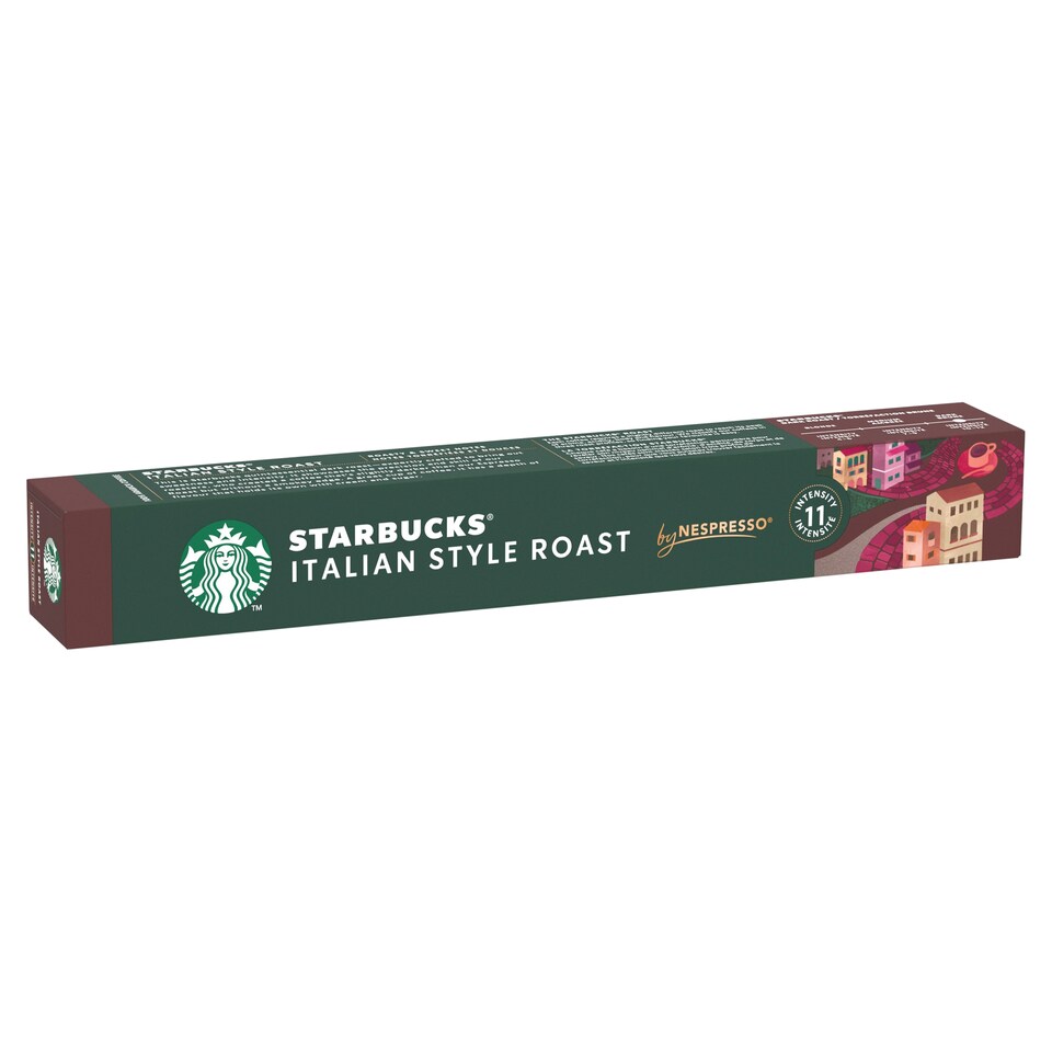 image 1 of Starbucks by Nespresso Italian Style Roast 10 Coffee Pods 56g