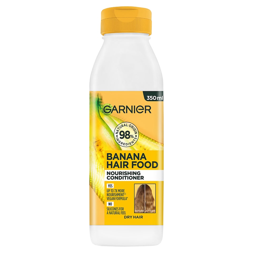 image 1 of Garnier Ultimate Blends Nourishing Conditioner - Banana Hair Food 350ml