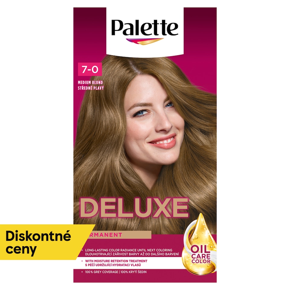 image 1 of Palette Deluxe Hair Color Medium Blond 7-0