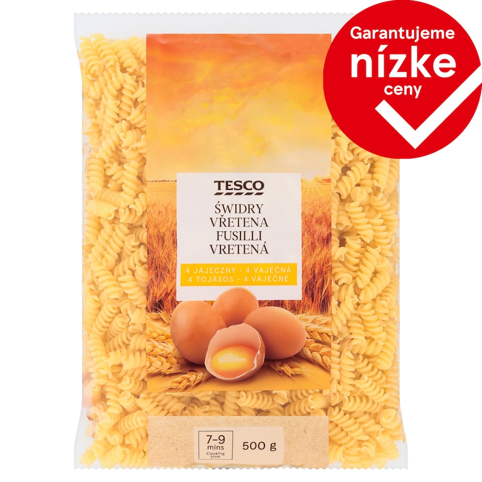 Tesco Vretená 4 vaječné 500 g