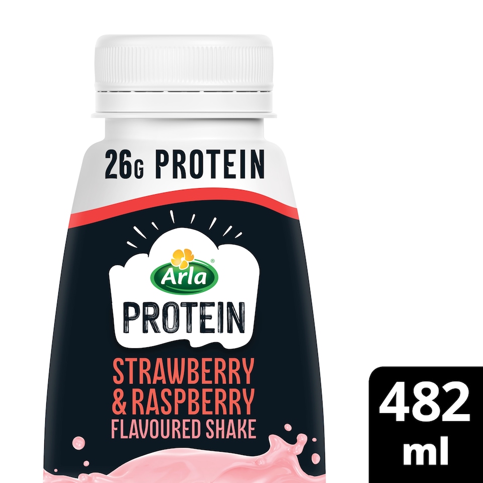 image 1 of Arla Protein Strawberry & Raspberry Milk Shake 500g
