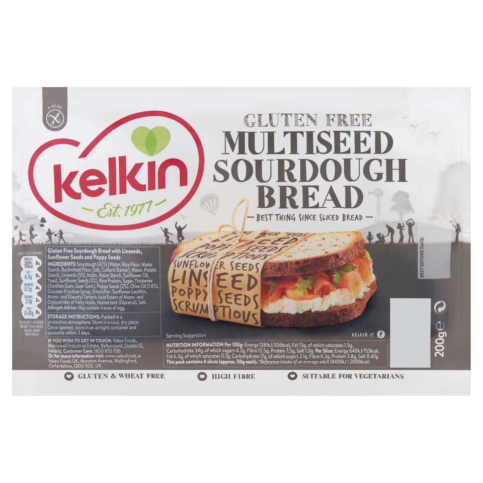 Kelkin Sourdough Multi Seed 200G