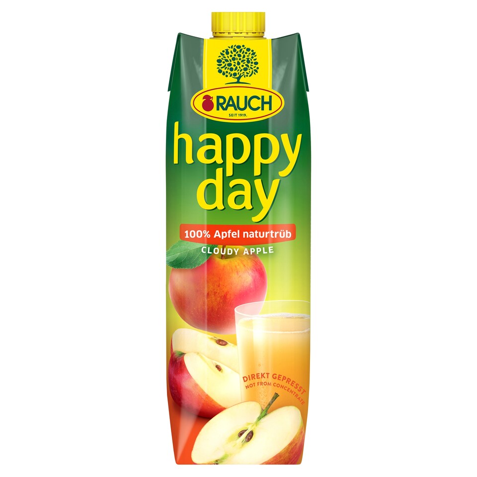 Rauch Happy Day Jablková šťava s dužinou 100% 1 l