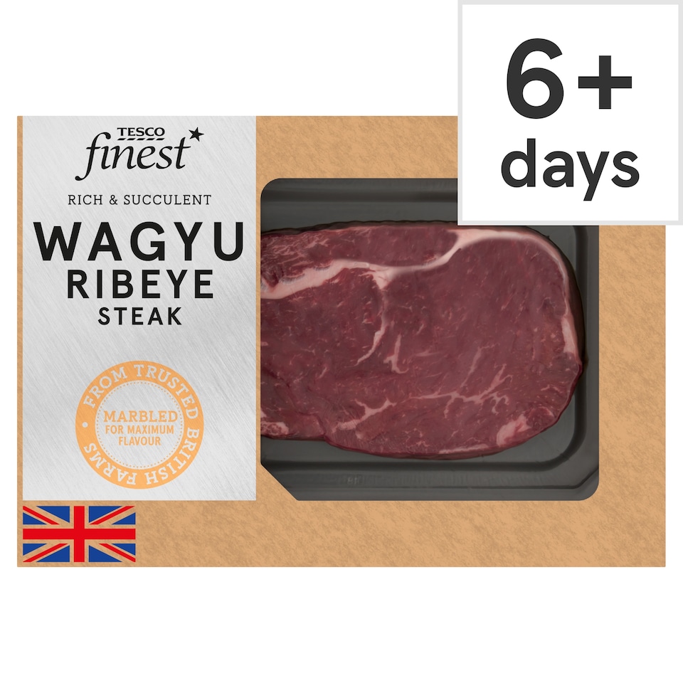 image 1 of Tesco Finest Wagyu Ribeye 250g