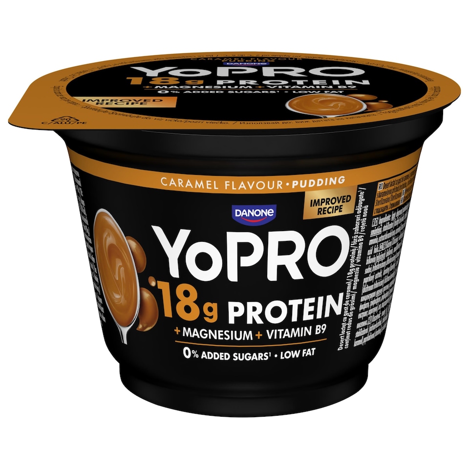 YoPRO Protein puding s karamelovou příchutí 180g