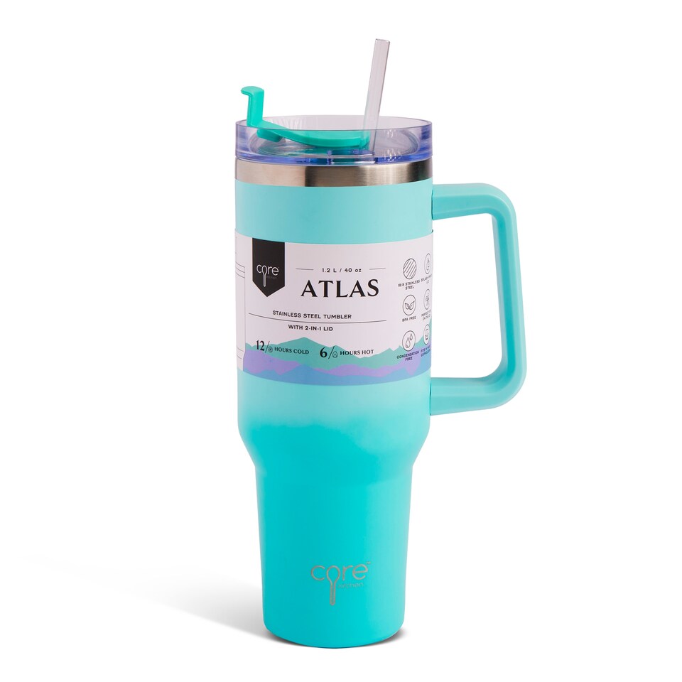 image 1 of Core Kitchen Green Ombre Atlas Tumbler 1.2L
