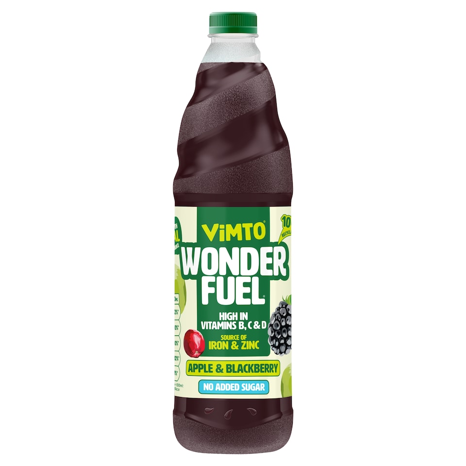 Vimto Wonderfuel Apple & Blackberry Squash 725ml
