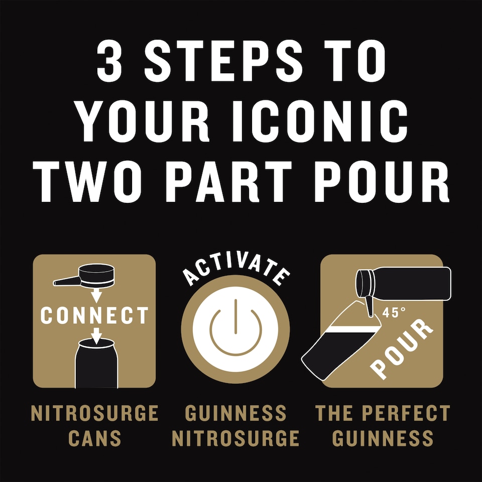 image 1 of Guinness Draught Nitrosurge 10 X 558Ml