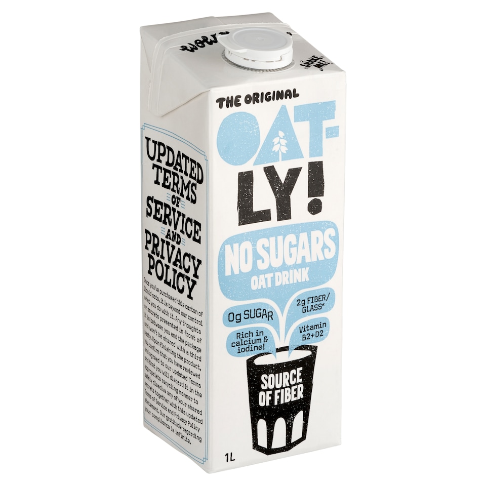 Oatly! UHT cukormentes zabital hozzáadott vitaminokkal és ásványi anyagokkal 1 l  1. kép