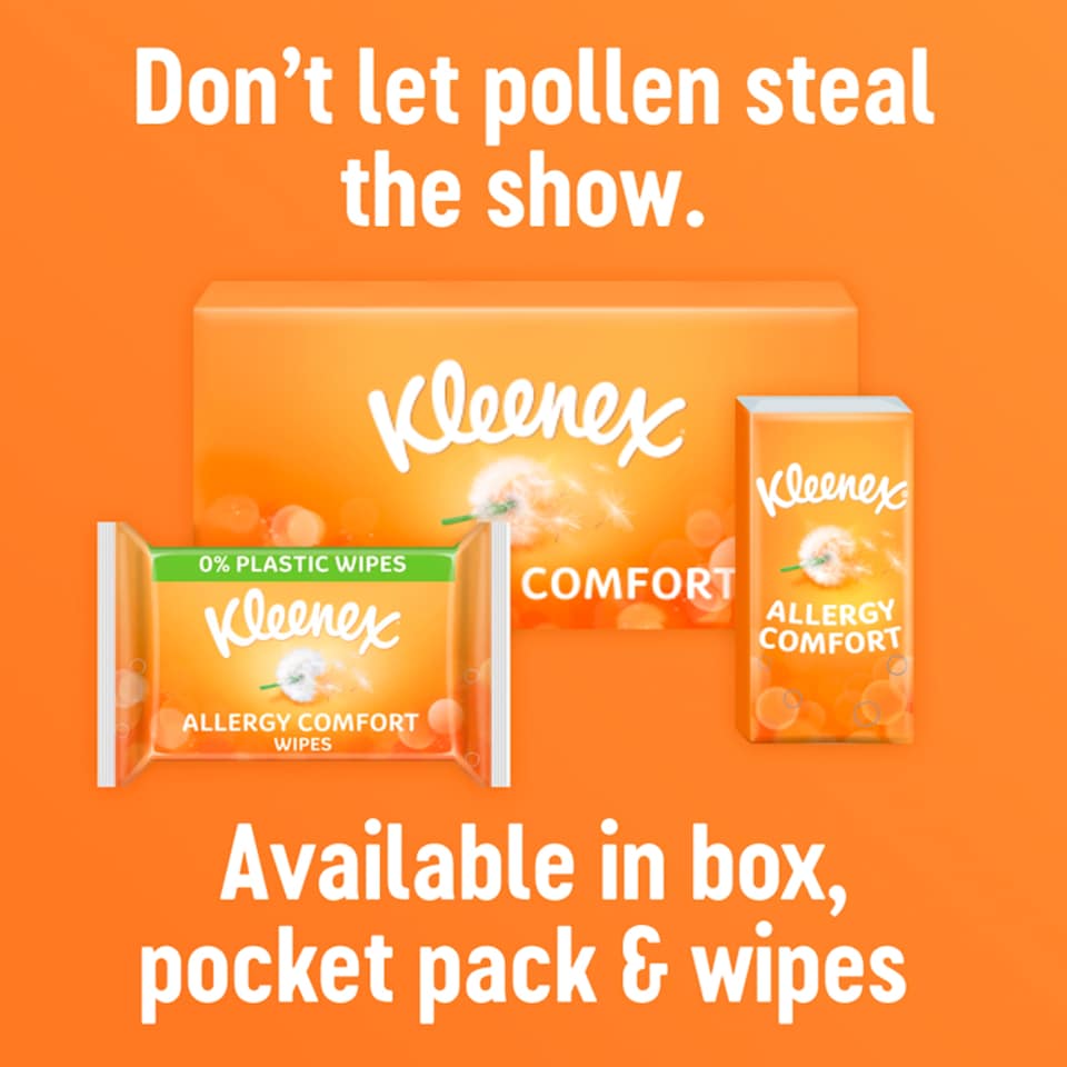 image 1 of Kleenex Allergy Comfort Tissues Twin Box 112 Sheets