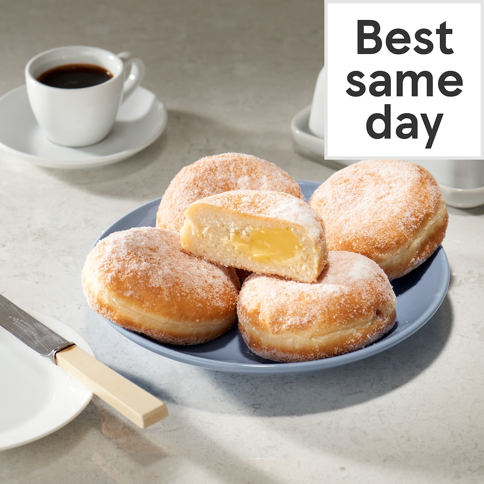 Tesco 5 Custard Doughnuts