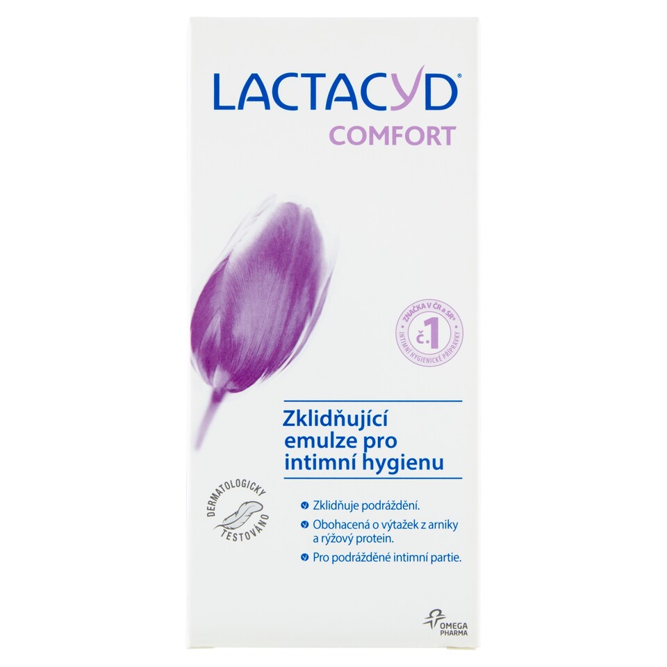 Obrázek 1 pro produkt Lactacyd Comfort zklidňující emulze pro intimní hygienu 200ml