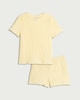 image 4 of F&F Girls 2-Piece Textured Set in Yellow