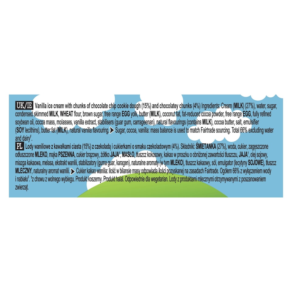 image 1 of BEN AND JERRY'S COOKIE DOUGH ICE CREAM TUB 100ML