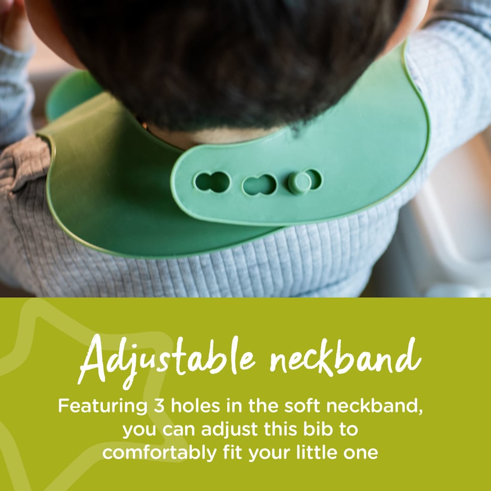 image 1 of Tommee Tippee Explora Roll & Go Bib