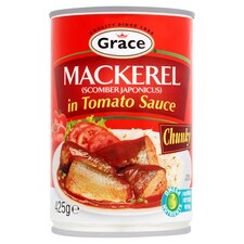 Grace Mackerel In Tomato Sauce 425G