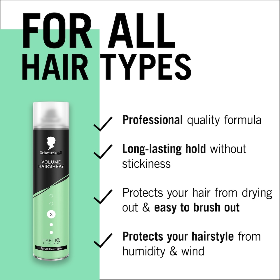 image 1 of Schwarzkopf Volume Hairspray 400ml