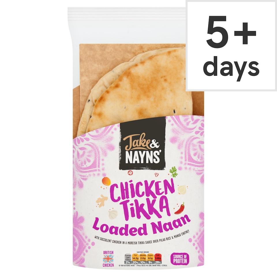 Jake & Nayns' Chicken Tikka Loaded Naan 185g