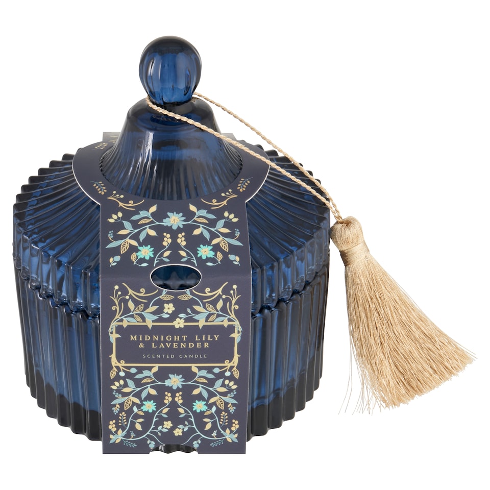 F&F Home Midnight Lily & Lavender Winter Candle 160G