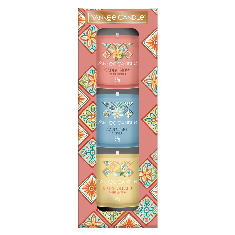 image 1 of Yankee Signature Votive Candle Gift Set 3 x 37g
