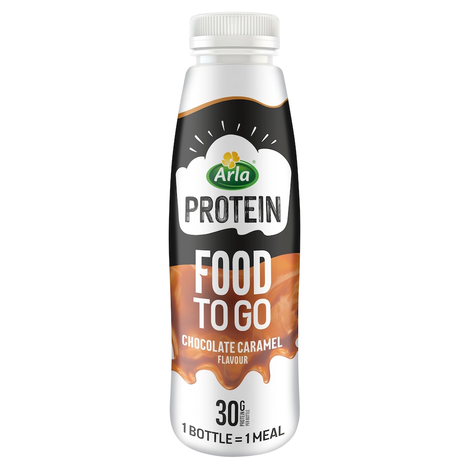 Arla Protein Food To Go Chocolate Caramel Flavoured Meal Replacement Shake 500ml