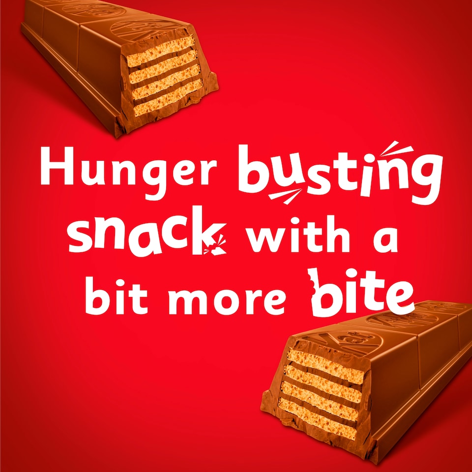 image 1 of KitKat Chunky Mini Milk Chocolate Bars 12 Pack Multipack 194g