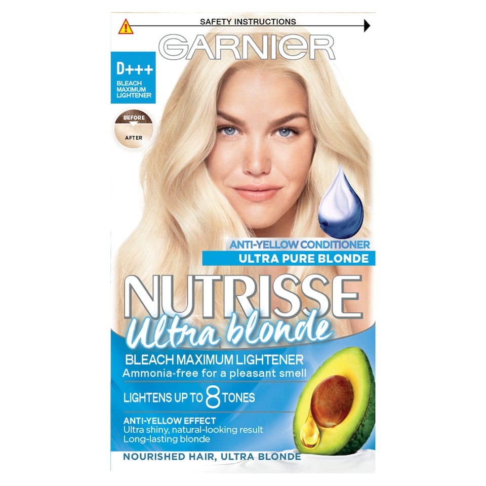image 1 of Garnier Nutrisse Bleach Maximum Lightener D+++ Permanent Hair Dye