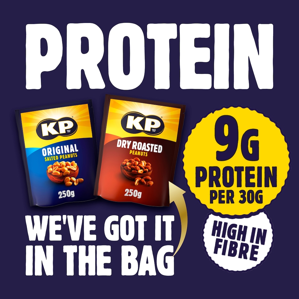 image 1 of Kp Dry Roasted Peanuts 250G