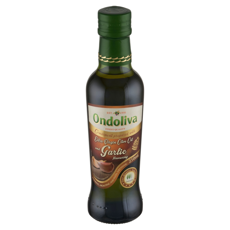 Ondoliva Směs extra panenského olivového oleje s aroma česneku 250ml