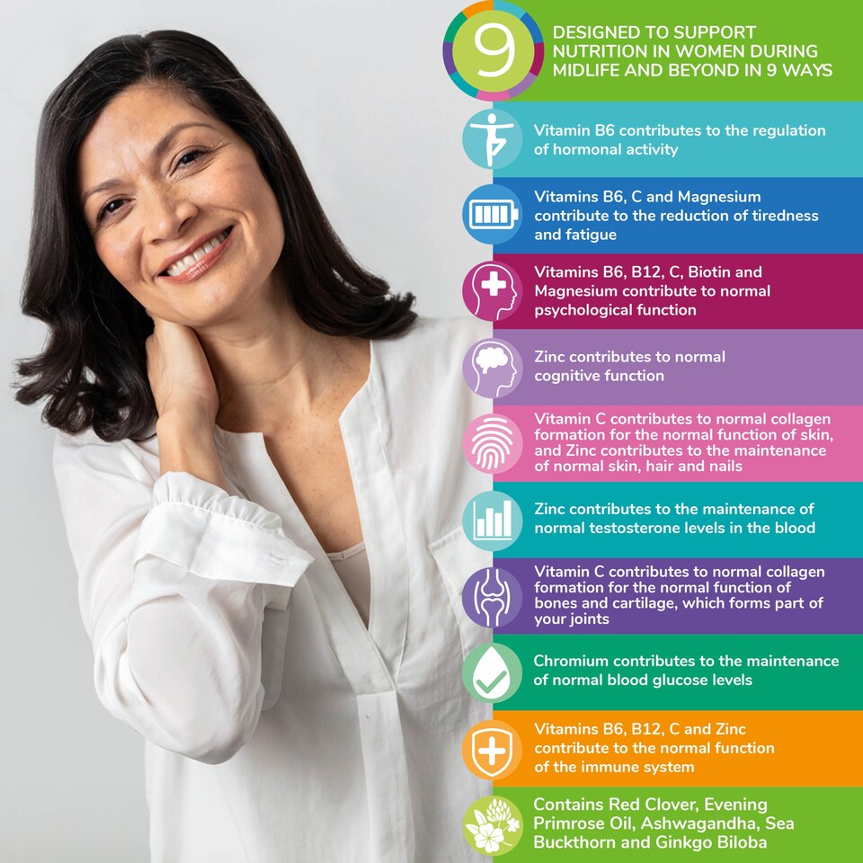 image 1 of Health & Her Menopause Supplement 60 Capsules