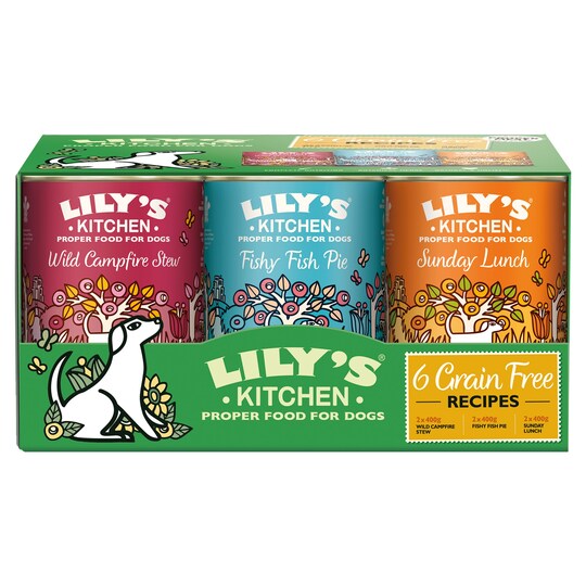 Lily's Kitchen Grain Free Variety 6X400g Tesco Groceries