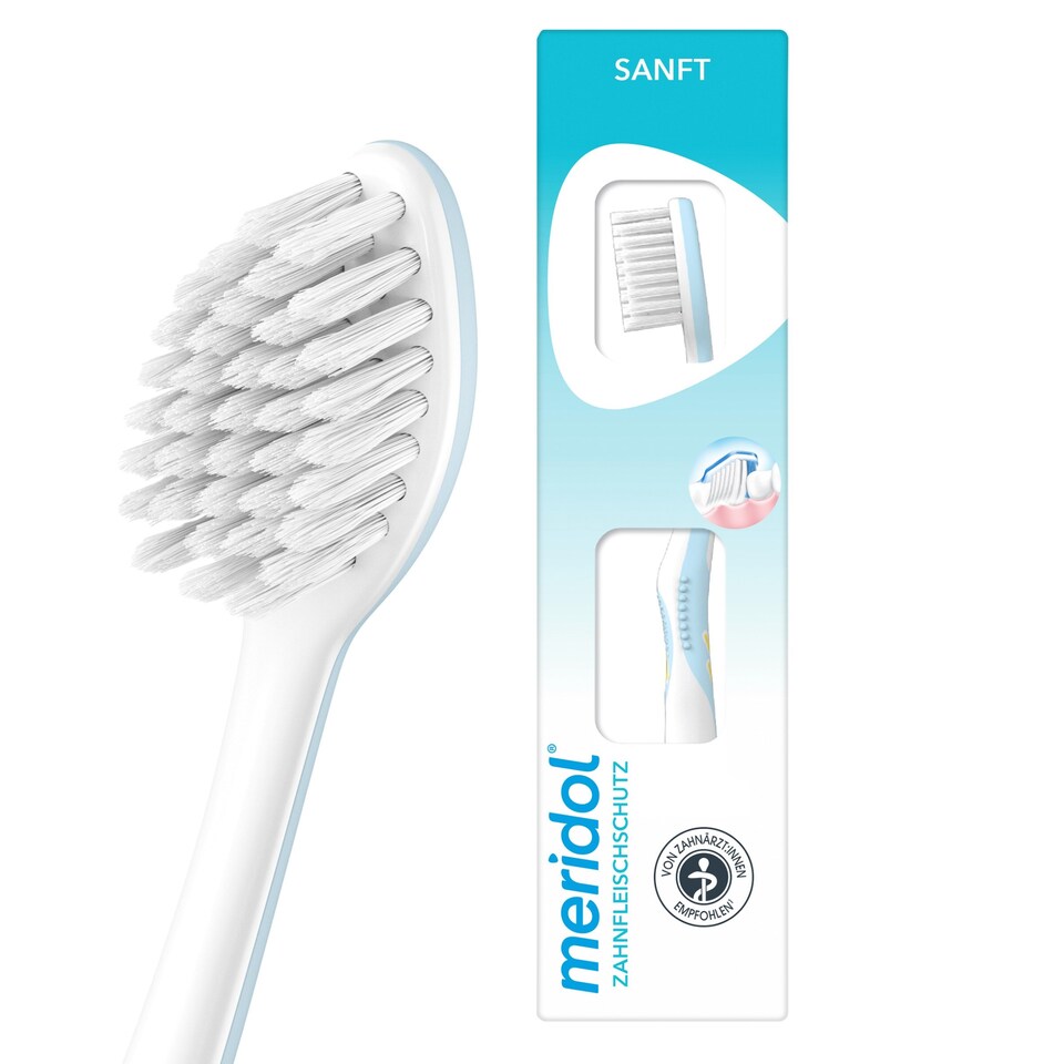 Obrázek 1 pro produkt meridol® ochrana dásní zubní kartáček -měkký 3ks