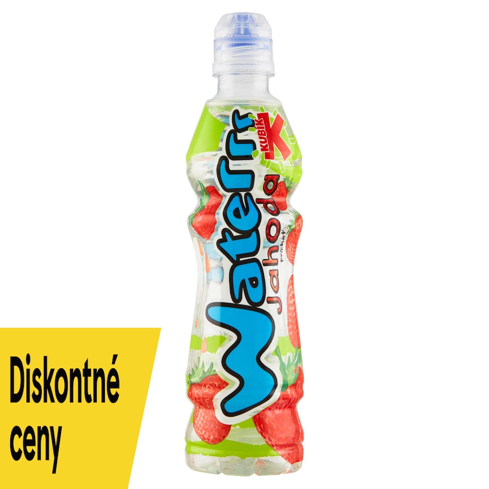 Kubík Waterrr Príchuť jahoda 500 ml