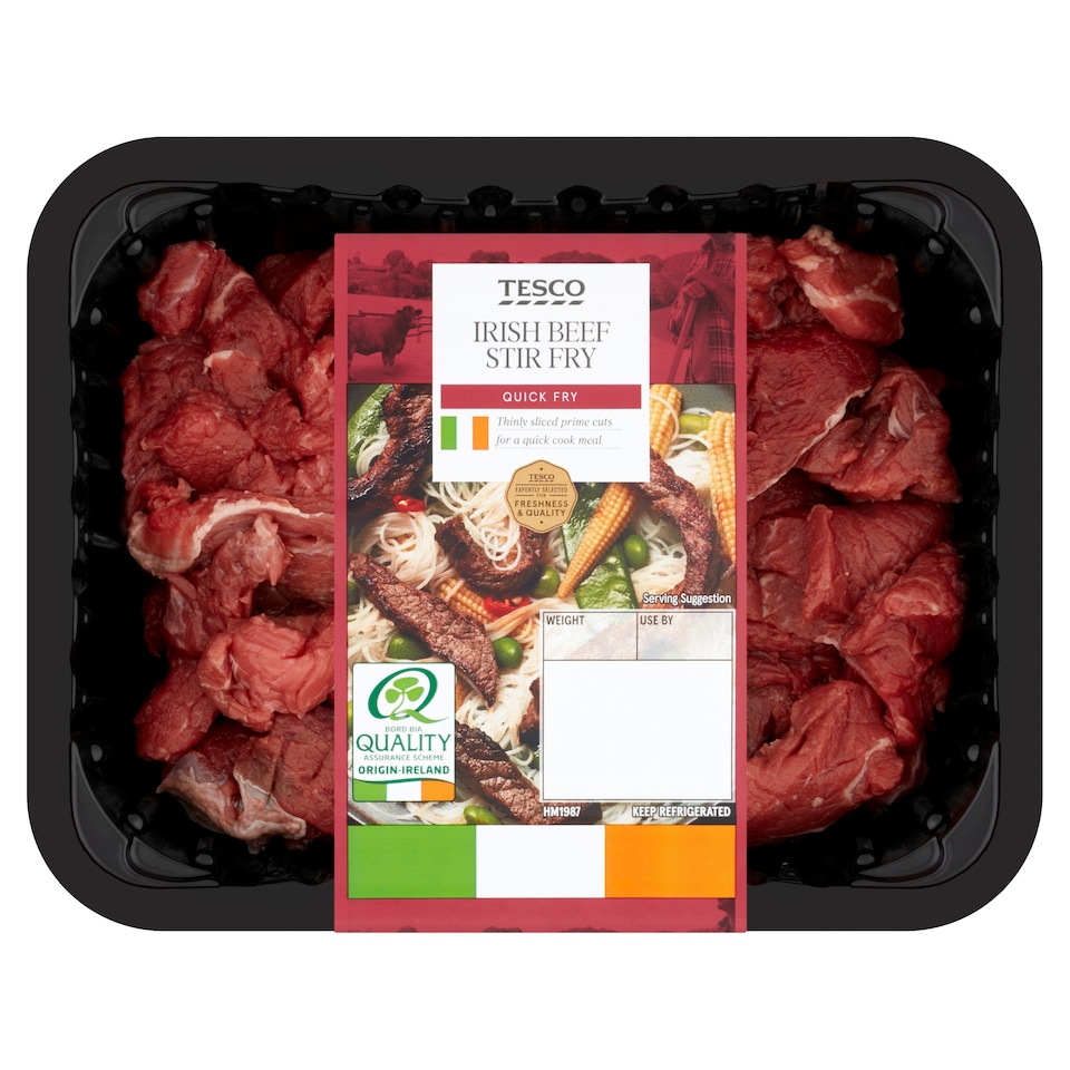 Tesco Irish Beef Stir Fry 350G