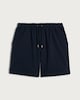 image 4 of F&F Cotton Rich Textured Drawstring Shorts in Navy